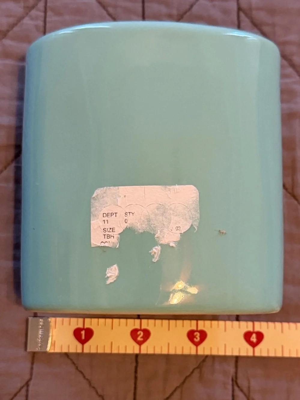 Ceramic Brushes Holder in Light Teal by Rae dun